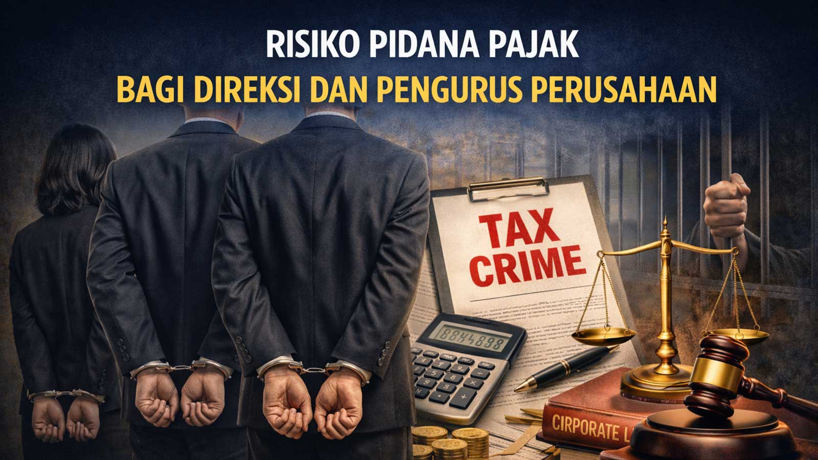 Ilustrasi risiko pidana pajak bagi direksi dan pengurus perusahaan di Indonesia